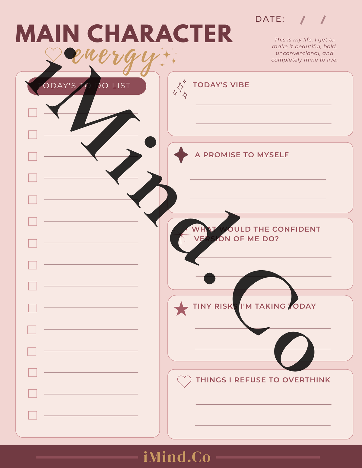 Main Character Energy Deskpads