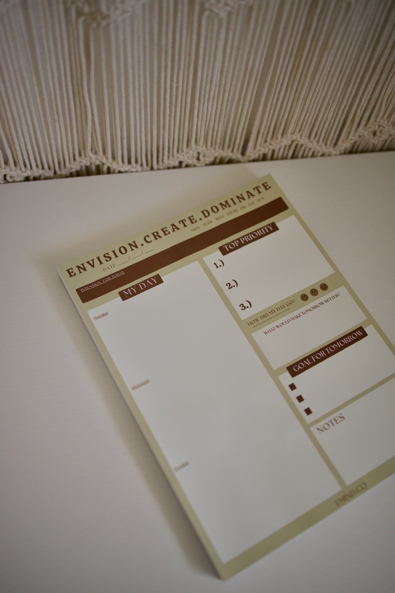 Envision, Create, Dominate (Morning, Afternoon, Evening Block)