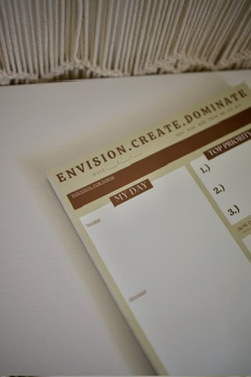 Envision, Create, Dominate (Morning, Afternoon, Evening Block)