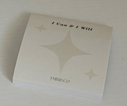 "I can & I Will" Mind to Empower-Her Sticky Notes